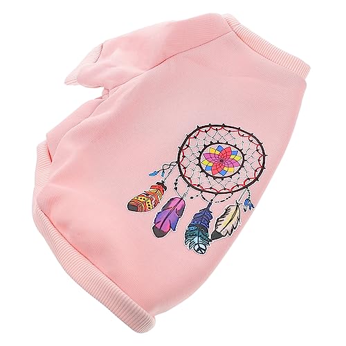 HEMOTON Hundepullover Winddichter Hundemantel für Winter Stylisches Kostüm für Kleine Hunde Bequemes und Atmungsaktives Haustier Outfit für Besondere Anlässe und Fotoshootings Geeignet für von HEMOTON