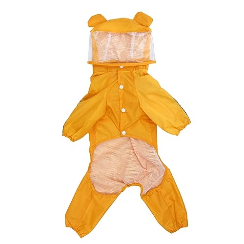 HEMOTON Hunderegenmantel Undurchlässiger Regenmantel Hund Hündchen Regenmantel Hunde Regenmantel Dackel Regenmantel Jacke Anzüge Regenmäntel Wasserdichter Mantel Regenmantel Für Hunde von HEMOTON