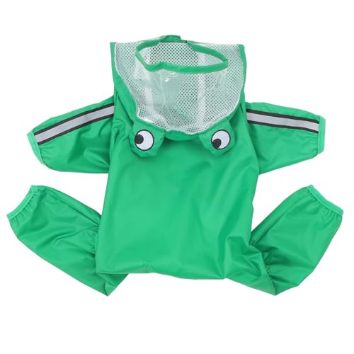 HEMOTON Hunderegenmantel mit Kapuze Schnelltrocknender Regenmantel für Hunde für Outdoor Aktivitäten Stylischer und Funktionaler Schutz für Ihren von HEMOTON