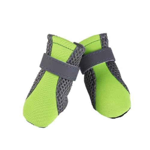 HEMOTON Hundeschuhe für Kleine Hunde Atmungsaktive rutschfeste Pfotenschutz Grün für Ausflüge und Sport mit Verstellbarem Riemen und Robustem Design für Optimalen Schutz und HEMOTON Hundeschuhe für Kleine Hunde Atmungsaktive rutschfeste Pfotenschutz Grün für Ausflüge und Sport mit Verstellbarem Riemen und Robustem Design für Optimalen Schutz und von HEMOTON