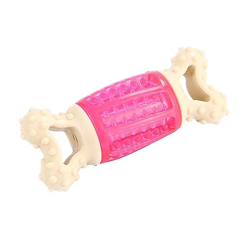 HEMOTON Hundespielzeug aus Kautschuk mit Quietscher Rosa Knochendesign für Kleine bis Mittelgroße Hunde und Langlebig Kauen und Fördert die Gute und Zerstörungsdrang HEMOTON Hundespielzeug aus Kautschuk mit Quietscher Rosa Knochendesign für Kleine bis Mittelgroße Hunde und Langlebig Kauen und Fördert die Gute und Zerstörungsdrang von HEMOTON