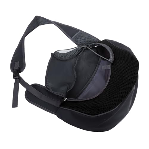 HEMOTON Hundetragetasche Schwarz Atmungsaktive Haustier Sling Tragetasche für Kleine Hunde und Katzen für Reisen und Tierarztbesuche Sicherer und Stilvoller HEMOTON Hundetragetasche Schwarz Atmungsaktive Haustier Sling Tragetasche für Kleine Hunde und Katzen für Reisen und Tierarztbesuche Sicherer und Stilvoller von HEMOTON