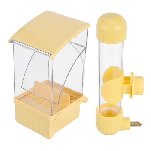 HEMOTON Innovatives Papageien Futter und Wasserspender Set mit Spritzwassergeschützt Passend für Käfige von Nymphensittichen Wellensittichen und Kleinen Papageien Einfach zu Reinigen und HEMOTON Innovatives Papageien Futter und Wasserspender Set mit Spritzwassergeschützt Passend für Käfige von Nymphensittichen Wellensittichen und Kleinen Papageien Einfach zu Reinigen und von HEMOTON