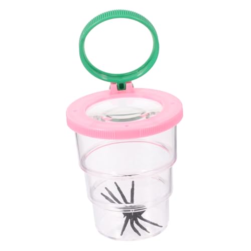 HEMOTON Insektenbetrachter Outdoor mikroskop Insektenmagnifier Insektenbeobachtungsset lupenbrille Insektenbehälter Insektenlupe für Plastik von HEMOTON