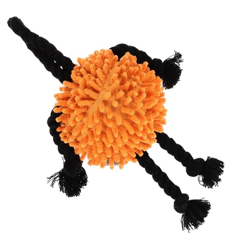 HEMOTON Interaktives Hundespielzeug mit Quietscher Robustes Plüsch Zerrspielzeug für Welpen und Hunde Fördert Bewegung und Zahnpflege für Drinnen und Draußen Langlebig und Sicher Orange HEMOTON Interaktives Hundespielzeug mit Quietscher Robustes Plüsch Zerrspielzeug für Welpen und Hunde Fördert Bewegung und Zahnpflege für Drinnen und Draußen Langlebig und Sicher Orange von HEMOTON