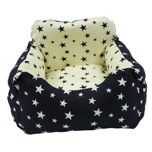 HEMOTON Jahreszeiten Katzenbett aus Baumwoll Canvas Leichtes Langlebiges Haustier Sofa rutschfest und Komfortabel Geeignet für Hunde und Katzen Waschbare Matte für Zuhause und Tierbedarf von HEMOTON