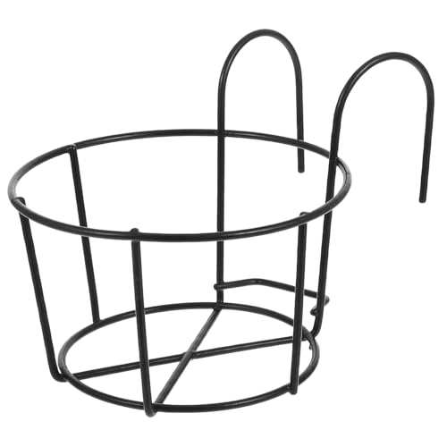 HEMOTON Kaninchen-Heufutterautomat Heuraufe aus Metall für Kaninchen Heuhändler Kleiner Tier Futterautomat für Heu Meerschweinchen -Heu -Feeder -Ständer Kaninchen Feeder -Racks Eisen Black von HEMOTON