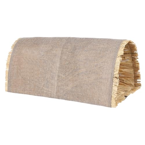 HEMOTON Kaninchenbett Heu Mini Klein Hamster-versteck-Tunnel Hase Nach Hause Verschachtelung Grasnest Hamstertunnel Kaninchen Schläft Hamstergrastunnel Schlafbett Haustiere Bast von HEMOTON