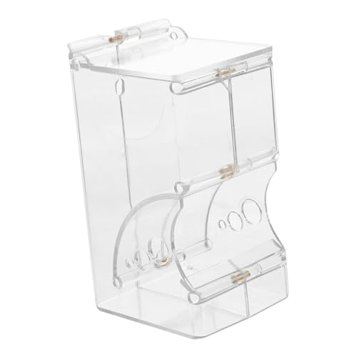HEMOTON Kaninchenfutterautomat Wiederverwendbarer Nagerfutterspender Automatischer Lebensmittelspender für Meerschweinchen Chinchillas und Andere Kleintiere Transparentes Design HEMOTON Kaninchenfutterautomat Wiederverwendbarer Nagerfutterspender Automatischer Lebensmittelspender für Meerschweinchen Chinchillas und Andere Kleintiere Transparentes Design von HEMOTON
