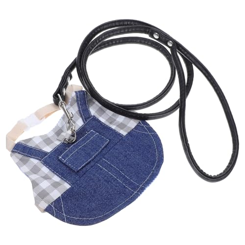 HEMOTON Kaninchenkätzchengurt Zubehör Für Haustierkaninchen Für Katzengeschirr Katzenwestegurt Kleines Hasengeschirr Coole Haustierkaninchenkleidung Katzengürtel Blue Stoff HEMOTON Kaninchenkätzchengurt Zubehör Für Haustierkaninchen Für Katzengeschirr Katzenwestegurt Kleines Hasengeschirr Coole Haustierkaninchenkleidung Katzengürtel Blue Stoff von HEMOTON