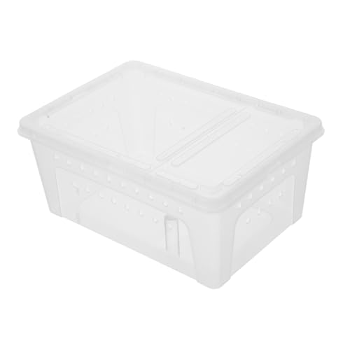 HEMOTON Kasten Spinnen-Terrarium Froschkäfig Lebensraum Der Schildkröte Futterkäfig Für Schlangen Reptilienträger Grillenhalter Für Reptilien Schildkrötengehege Tierpfleger Transparent Abs HEMOTON Kasten Spinnen-Terrarium Froschkäfig Lebensraum Der Schildkröte Futterkäfig Für Schlangen Reptilienträger Grillenhalter Für Reptilien Schildkrötengehege Tierpfleger Transparent Abs von HEMOTON