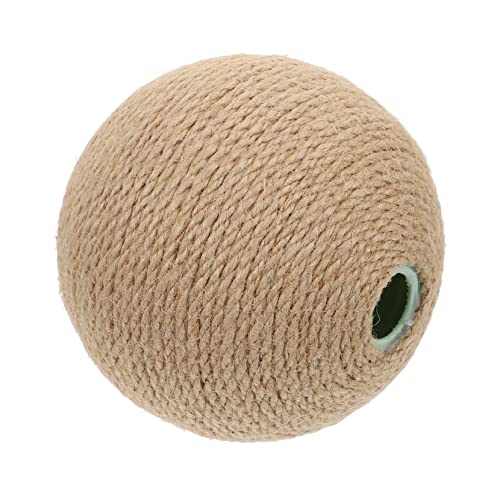 HEMOTON Katze Fangball Ballspielzeug für Katzen Katzenspielzeug für drinnen Katzenball Kätzchenspielzeug für Hauskätzchen Katzen -Haustierspielzeug im Innenbereich Baumwollseil Hellbraun HEMOTON Katze Fangball Ballspielzeug für Katzen Katzenspielzeug für drinnen Katzenball Kätzchenspielzeug für Hauskätzchen Katzen -Haustierspielzeug im Innenbereich Baumwollseil Hellbraun von HEMOTON