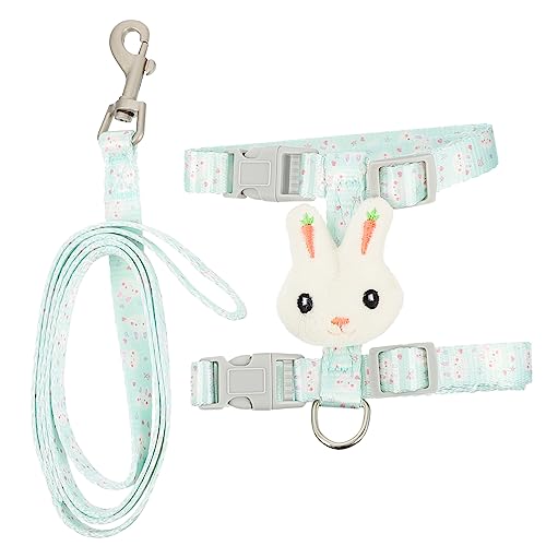 HEMOTON Katzen Geschirr mit Verstellbarem Traktionsseil Outdoor Brustgurt für Kleine Haustiere Sicher Kreatives Design für von HEMOTON