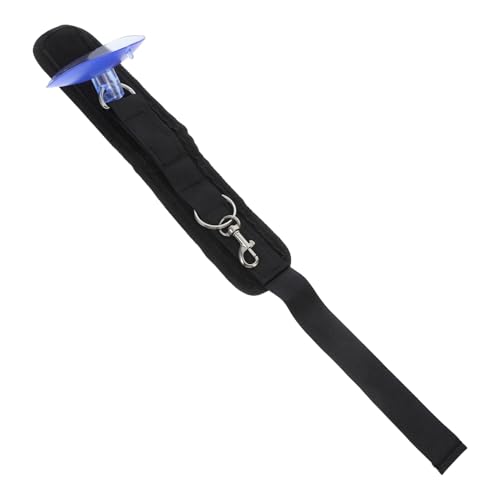 HEMOTON Katzen-badewannenhalter Badezubehör Für Hunde Duschaufsatz Für Haustiere Hundebadewanne Mit Starken Saugnäpfen Haustierleine Hundepflege-Leine Mit Schlaufen Pflegeleine Nylon Black von HEMOTON