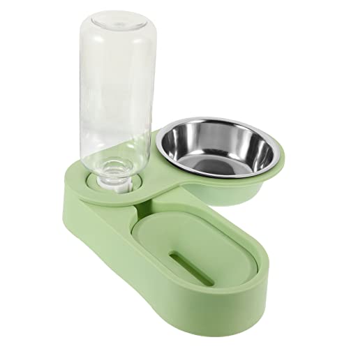 HEMOTON Katzenfutter und Wassernapf Set Faltbarer Trinkbrunnen für Haustiere Sicher und Langlebig für Unterwegs mit Hygienischem Design und Einfacher von HEMOTON