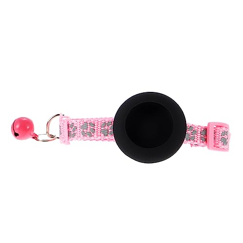 HEMOTON Katzenhalsband Im Freien Sicherheitskätzchen Sicherheitshalsband Für Katzen Kragen Für Katzen Für Haustiere Anti-verlorenes Haustierhalsband Rosa Nylon von HEMOTON