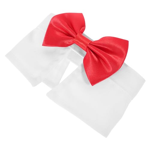 HEMOTON Haustierhalsband Fliege Katzenhalsband Fliege Verstellbar Weiches Baumwollmaterial von HEMOTON