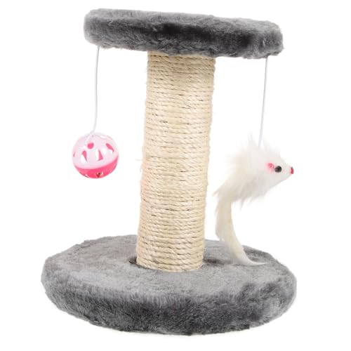 HEMOTON Katzenkletterstange Kratzer Haustier kratzbäume für Katzen Katzenzubehör Kätzchen Post Katzenspielzeug zum Klettern cat Steht für Wohnungskatzen Flanell HEMOTON Katzenkletterstange Kratzer Haustier kratzbäume für Katzen Katzenzubehör Kätzchen Post Katzenspielzeug zum Klettern cat Steht für Wohnungskatzen Flanell von HEMOTON