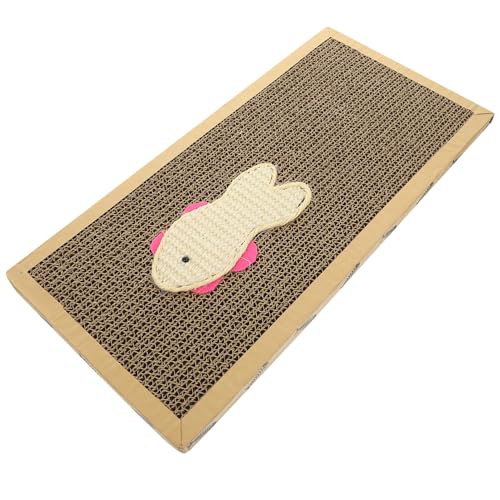 HEMOTON Katzenkratzbrett aus Wellpappe Kratzspielzeug für Katzen Schützt Möbel und Fördert das Krallenwetzen Leicht und Dekorativ für Indoor Spielaktivitäten HEMOTON Katzenkratzbrett aus Wellpappe Kratzspielzeug für Katzen Schützt Möbel und Fördert das Krallenwetzen Leicht und Dekorativ für Indoor Spielaktivitäten von HEMOTON