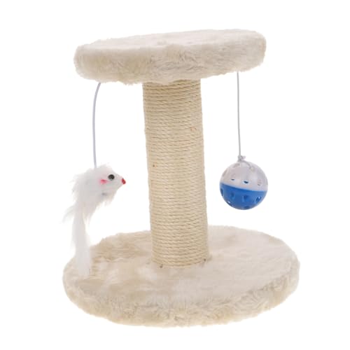 HEMOTON Katzenkratzsäule aus Sisal und Praktische Kratzsäule für Kleine Katzen Einfache für Innenbereich Platzsparend und Fördert die Gesundheit Pfoten von HEMOTON