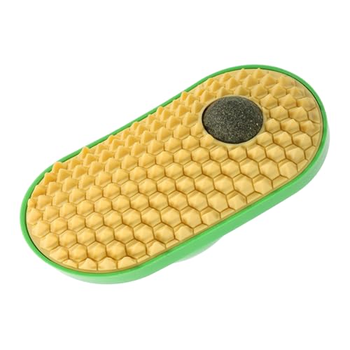 HEMOTON Katzenminze Spielzeugball Für Drinnen Nips Kratzen Kratzer Katzenministerspielzeug Wand Katzenspielzeug Katze Katzenminze Kugel Wandhalterung Katzenminze Bälle Yellow Abs von HEMOTON