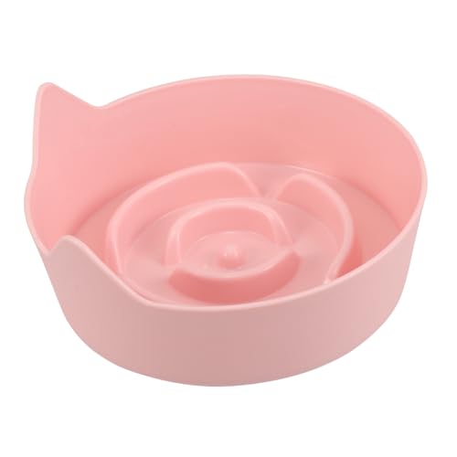 HEMOTON Katzennapf Slowfeeder Für Hundefutter Langsamer Wassernapf Für Hunde Kleiner Futternapf Trinknapf Für Katzen Slow-Eater-hundefutternapf Katzen Näpfe Tierfutterschalen Rosa Plastik HEMOTON Katzennapf Slowfeeder Für Hundefutter Langsamer Wassernapf Für Hunde Kleiner Futternapf Trinknapf Für Katzen Slow-Eater-hundefutternapf Katzen Näpfe Tierfutterschalen Rosa Plastik von HEMOTON