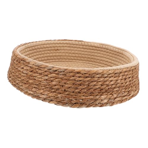 HEMOTON Katzennest Aus Rattan Katzennestbett Korb Für Katzenbetten Schaukelbett Für Katzen Kratzmatte Für Katzen Gewebtes Katzenbett Korb Katzenbett Katzenkorbbett Grasweide Coffee HEMOTON Katzennest Aus Rattan Katzennestbett Korb Für Katzenbetten Schaukelbett Für Katzen Kratzmatte Für Katzen Gewebtes Katzenbett Korb Katzenbett Katzenkorbbett Grasweide Coffee von HEMOTON