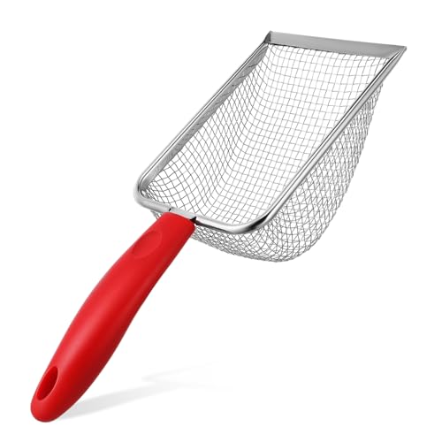 HEMOTON Katzenschaufel mit Ergonomischem Griff Katzentoilettenreinigung mit Feinem Sieb für Schnelles Trennen von Abfall für Katzenbesitzer HEMOTON Katzenschaufel mit Ergonomischem Griff Katzentoilettenreinigung mit Feinem Sieb für Schnelles Trennen von Abfall für Katzenbesitzer von HEMOTON