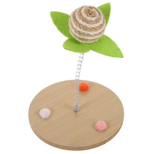 HEMOTON Interaktives Katzenspielzeug Für Indoor-Katzen Anregendes Katze-Teaser-Spielzeug Mit Spielzeug Zum Aktivieren des Jagdinstinkts Ihrer Katze von HEMOTON