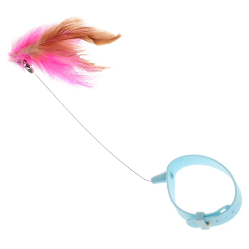 HEMOTON Katzenspielzeugkragen Für Teaser- Für Katzenhalsbänder Katzenspielzeug Teaser Zauberstab -Teaser Stick Katzenspielzeug Blue Kieselgel HEMOTON Katzenspielzeugkragen Für Teaser- Für Katzenhalsbänder Katzenspielzeug Teaser Zauberstab -Teaser Stick Katzenspielzeug Blue Kieselgel von HEMOTON