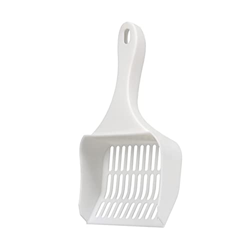 HEMOTON Katzenstreu Schaufel mit Ergonomischem Griff Praktische und Langlebige Kotschaufel für Katzentoilette Weiß Lösung zur Einfachen von Katzenkot HEMOTON Katzenstreu Schaufel mit Ergonomischem Griff Praktische und Langlebige Kotschaufel für Katzentoilette Weiß Lösung zur Einfachen von Katzenkot von HEMOTON