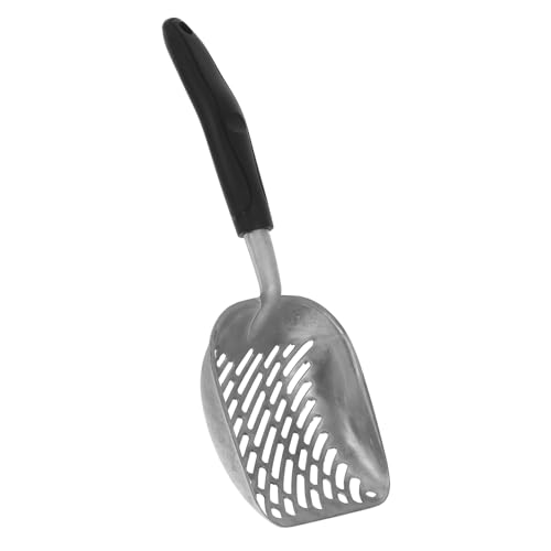 HEMOTON Katzenstreuschaufel mit Ergonomischem Griff Langlebige Metallkonstruktion Hängendes Design für Einfache Lagerung Effizienter Litter Box Reiniger für Haustierbesitzer HEMOTON Katzenstreuschaufel mit Ergonomischem Griff Langlebige Metallkonstruktion Hängendes Design für Einfache Lagerung Effizienter Litter Box Reiniger für Haustierbesitzer von HEMOTON