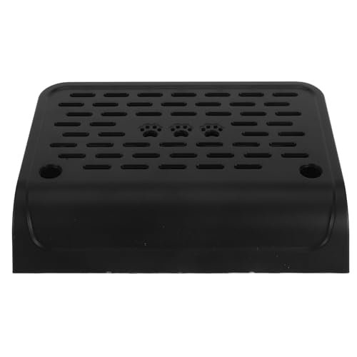 HEMOTON Katzentoilette Trittstufe Schwarz Abs Katzentoilette Pedal Katzenstreumatte Katzenrampe Für Katzentoilette von HEMOTON