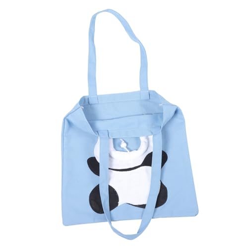 HEMOTON Katzentragetasche für Kleine Haustiere Atmungsaktive Umhängetasche aus Canvas mit Niedlichem Panda Design Reisetasche für Katzen und Welpen Unterwegs HEMOTON Katzentragetasche für Kleine Haustiere Atmungsaktive Umhängetasche aus Canvas mit Niedlichem Panda Design Reisetasche für Katzen und Welpen Unterwegs von HEMOTON