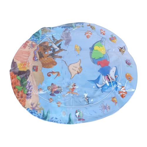 HEMOTON Katzenwassersensorenmatte Wassermatte Sie Matte Für Katzen Hai- Katze Und Hundeswasserspielmatte Katzensensormatte Aufblasbare Haustierkühlung Sommer Kühlmatte PVC von HEMOTON