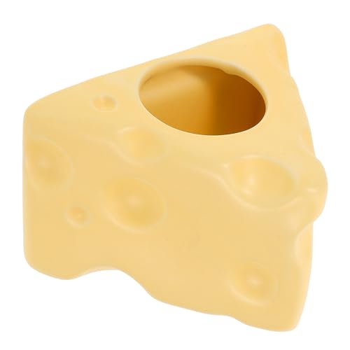 HEMOTON Keramik Hamster Versteck Käseform Kühlendes Nest für Kleine Haustiere für Sommermonate HEMOTON Keramik Hamster Versteck Käseform Kühlendes Nest für Kleine Haustiere für Sommermonate von HEMOTON