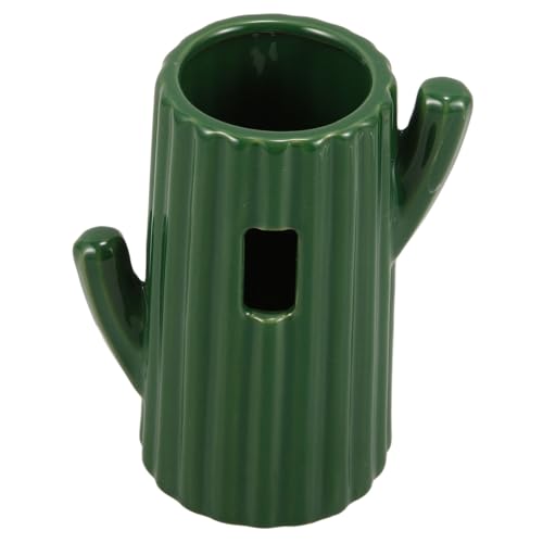 HEMOTON Keramik Wasserflasche für Kleintiere mit Ständer Auslaufsicherer Hamster Tränke Kaktusförmiger Halter Beißfest Langlebig für Käfige und Haustierwasserzufuhr HEMOTON Keramik Wasserflasche für Kleintiere mit Ständer Auslaufsicherer Hamster Tränke Kaktusförmiger Halter Beißfest Langlebig für Käfige und Haustierwasserzufuhr von HEMOTON