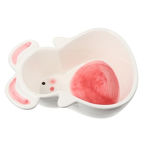 HEMOTON Keramischer Futternapf für Kleine Tiere rutschfeste Langlebige Schüssel für Hamster Kaninchen und Katzen für Trocken und Nassfutter Niedliches Design HEMOTON Keramischer Futternapf für Kleine Tiere rutschfeste Langlebige Schüssel für Hamster Kaninchen und Katzen für Trocken und Nassfutter Niedliches Design von HEMOTON