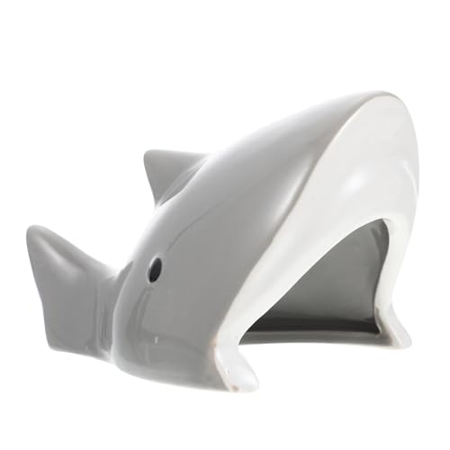 HEMOTON Hamsterhaus Aus Keramik Für Kleine Haustiere Haifischform Spielhaus Ohne Boden Sommernest Für Hamster Und Meerschweinchen Versteck Mit Exquisiter Verarbeitung HEMOTON Hamsterhaus Aus Keramik Für Kleine Haustiere Haifischform Spielhaus Ohne Boden Sommernest Für Hamster Und Meerschweinchen Versteck Mit Exquisiter Verarbeitung von HEMOTON