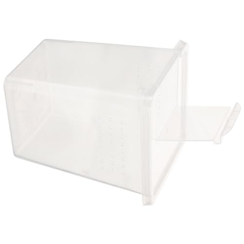 HEMOTON Reptilien Futterbox Terrarium Zuchtbox Transportbehälter für Bartagamen Insekten Kreatives Gehege aus Kunststoff von HEMOTON