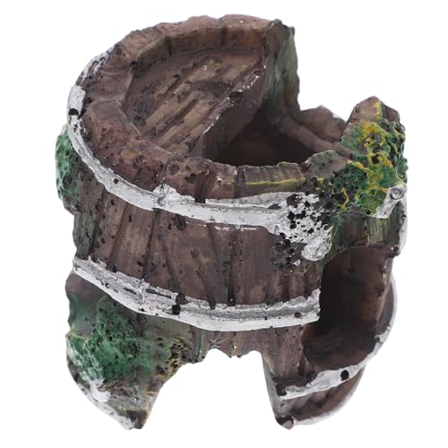 HEMOTON Kleine Spinne Versteckt Sich In Einer Höhle Für Aquarien Garnelenversteck Spinnenversteck Höhlen Fischzuchthöhle Aquarium Ornamente Aquarium Dekoration Reptilienverstecke von HEMOTON