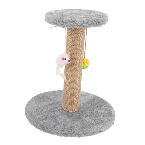 HEMOTON Kleiner Sisal Kratzbaum Katzen Kletterpfosten Indoor Kratzsäule für Kätzchen Katzenmöbel Kratzsäule Schutz Möbel und Indoor Spielspaß HEMOTON Kleiner Sisal Kratzbaum Katzen Kletterpfosten Indoor Kratzsäule für Kätzchen Katzenmöbel Kratzsäule Schutz Möbel und Indoor Spielspaß von HEMOTON