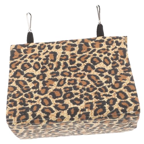 HEMOTON Kleintier Bett Für Hamster Und Mäuse Und Warmes Nest Leopard Print Für Innenbereich Für Sofa Bett Und Reisen von HEMOTON