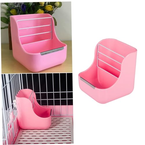 HEMOTON Kleintier Futterstation Futterschale und Heuraufe aus Langlebigem Kunststoff Tiefes Design gegen Verschütten Geeignet für Kaninchen Chinchillas und Meerschweinchen Rosa Farbe HEMOTON Kleintier Futterstation Futterschale und Heuraufe aus Langlebigem Kunststoff Tiefes Design gegen Verschütten Geeignet für Kaninchen Chinchillas und Meerschweinchen Rosa Farbe von HEMOTON