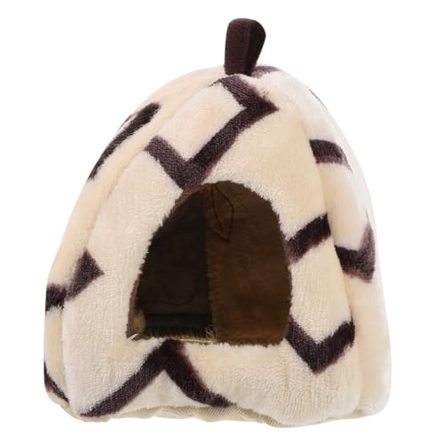 HEMOTON Kleintier Hängematte für Hamster Frettchen und Chinchillas Bequemes Warmes Nest für Käfige als Versteck und Spielplatz für Kleine Haustiere Beige Fleece Groß und Vielseitig HEMOTON Kleintier Hängematte für Hamster Frettchen und Chinchillas Bequemes Warmes Nest für Käfige als Versteck und Spielplatz für Kleine Haustiere Beige Fleece Groß und Vielseitig von HEMOTON