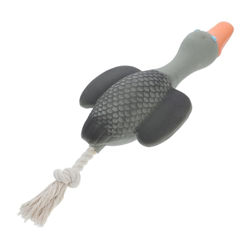 HEMOTON Tauziehen-hundespielzeug Aus Latex Mit Quietschfunktion Kauspielzeug Für Kleine Und Mittelgroße Hunde Angenehmes Enten-Spielzeug Zum Zähneputzen Und Spielen von HEMOTON