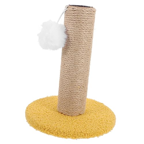 HEMOTON Kratzbaum für Katzen Stabiler Kratzpfosten mit Katzenmöbel zur Krallenpflege aus Strapazierfähigem Material für Kleine Katzen für Entspannende Spielstunden und Kratzvergnügen von HEMOTON