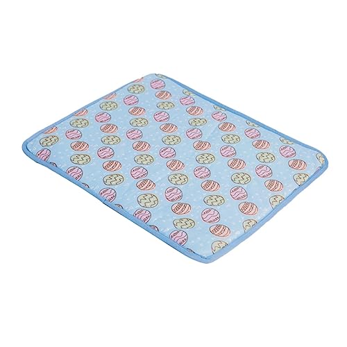 HEMOTON Kühlmatte für Haustiere Selbstkühlende Hundedecke Sommerliche Schlafmatte für Hunde und Katzen für Hundebett Käfig Sofa und Auto Blau von HEMOTON