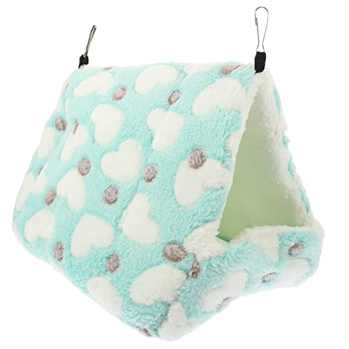 HEMOTON Kuschelnest für Kleine Tiere Warmes Baumwollbett für Hamster Eichhörnchen und Meerschweinchen für Winter Himmelblau HEMOTON Kuschelnest für Kleine Tiere Warmes Baumwollbett für Hamster Eichhörnchen und Meerschweinchen für Winter Himmelblau von HEMOTON