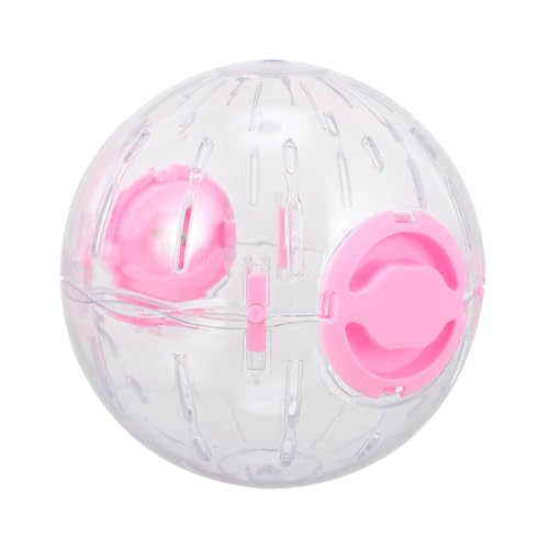 HEMOTON Leiser Hamster Laufball Transparentes Pet Activity Toy für Zwerghamster Rennmaus Igel Interaktives Spiel und Fitnessgerät zur Bewegung und Stressabbau Zufällige Zufällige Farbe von HEMOTON